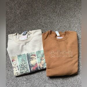 NWOT Christmas crewnecks